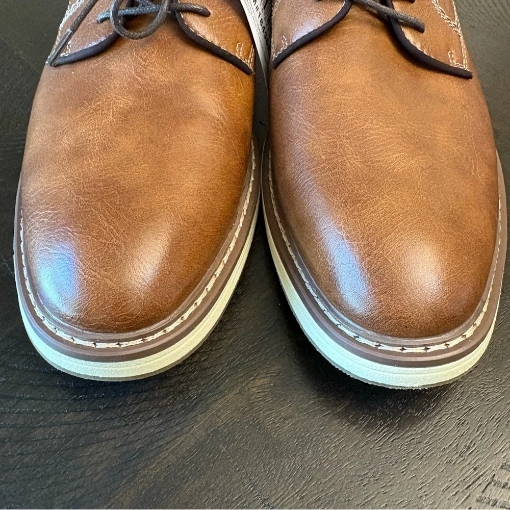 Steve Madden Brown Casual Oxford Shoes Men’s Size 10 Cognac P-Jansen